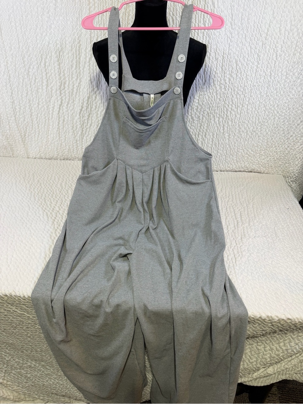 HALARA Light Gray Cozy jumpsuit  with Branded Tag